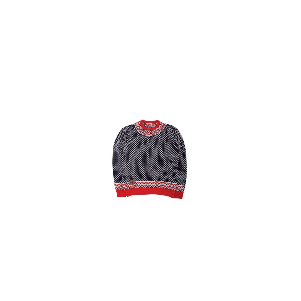 maglione leggero uomo lobster sweater micky blue/red unico