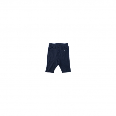 pantalone corto tuta felpato uomo humor sweatshort lago dark denim melange unico