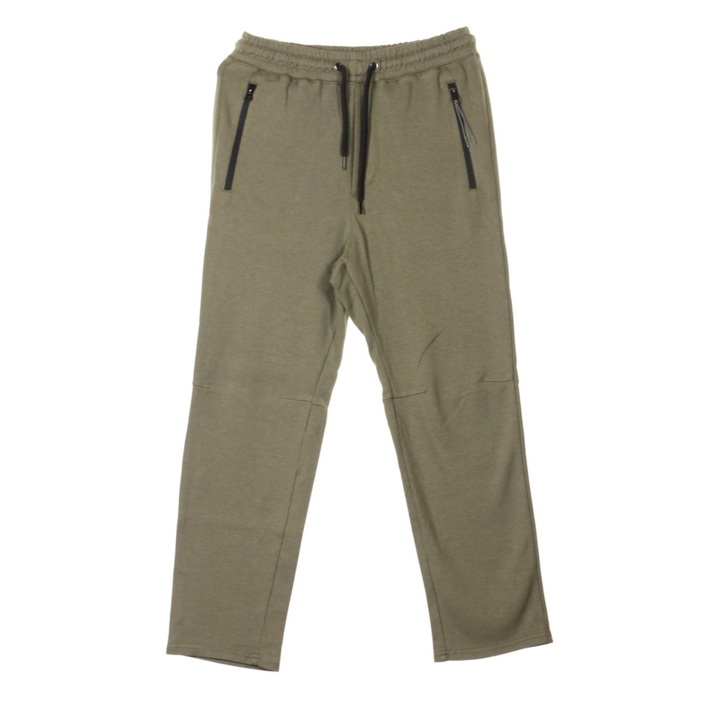 pantalone tuta felpato uomo tech pant VERDE OLIVA