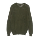 maglione uomo knitted zip crewneck VERDE MILITARE