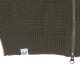 maglione uomo knitted zip crewneck VERDE MILITARE