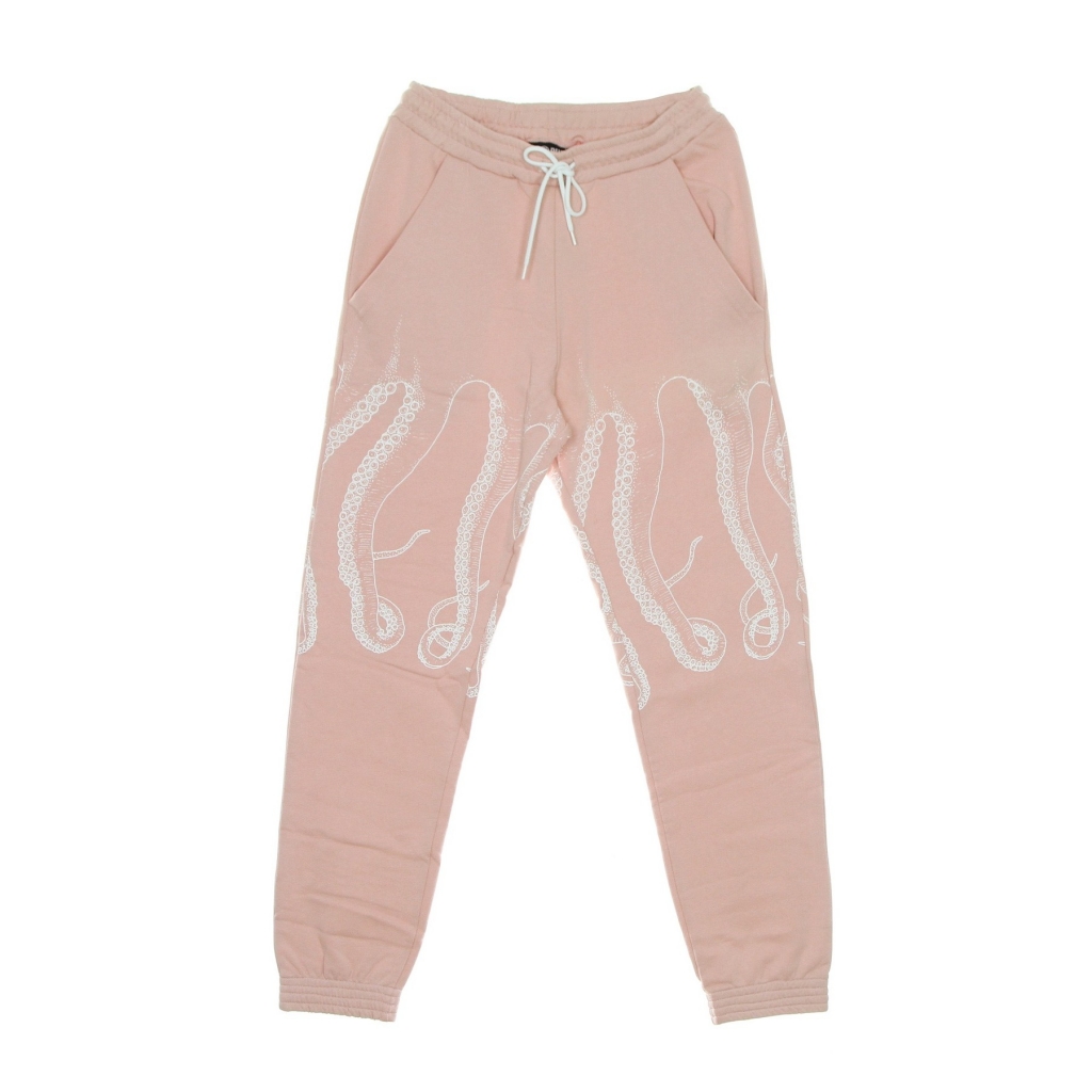 pantalone tuta felpato donna w sweatpants WHITE/PINK