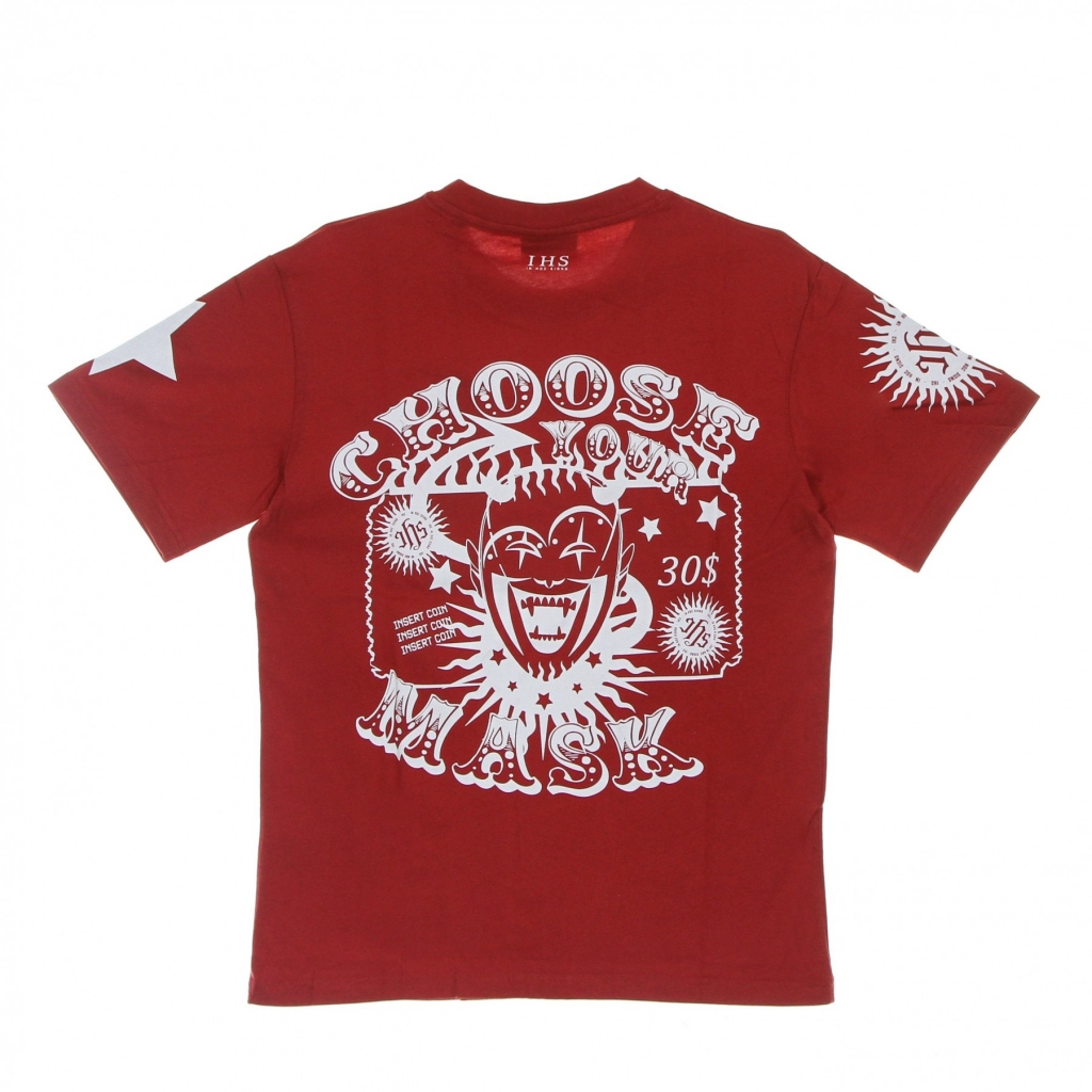 maglietta uomo choose your mask tee RED