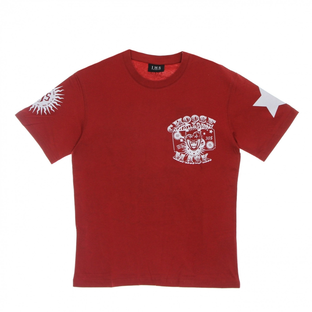 maglietta uomo choose your mask tee RED