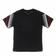 maglietta uomo sponge graphic flames tee BLACK