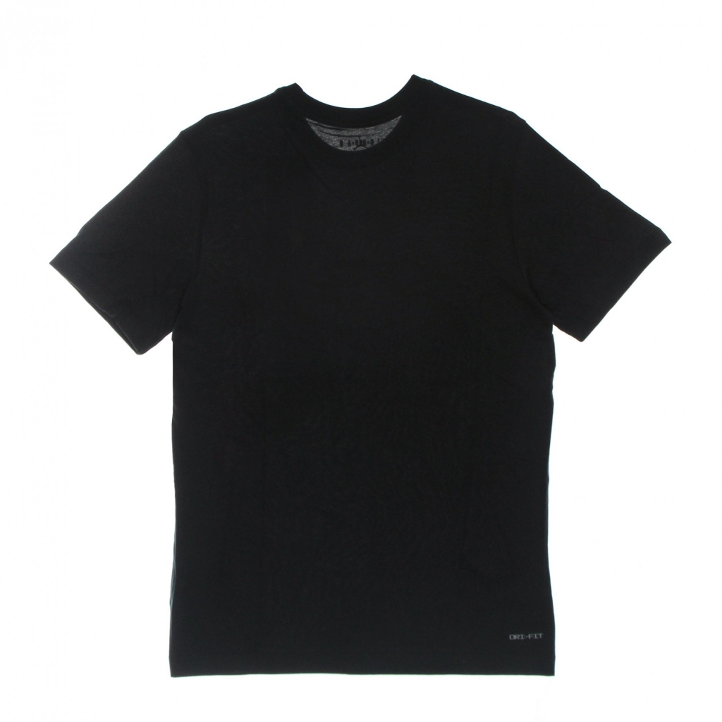 maglietta uomo air dri-fit crew tee BLACK/WHITE