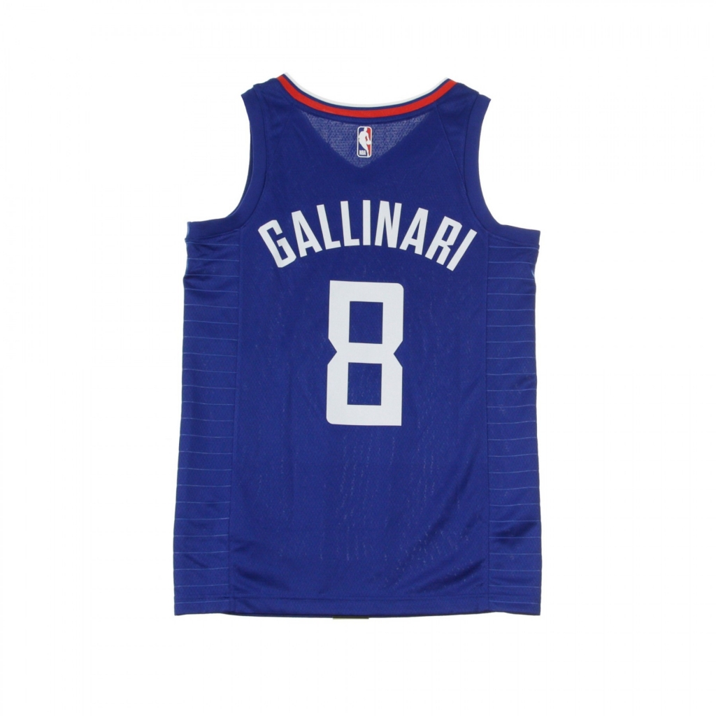 canotta basket uomo nba swingman jersey icon edition no 8 danilo gallinari loscli road RUSH BLUE/WHITE/UNIVERSITY RED