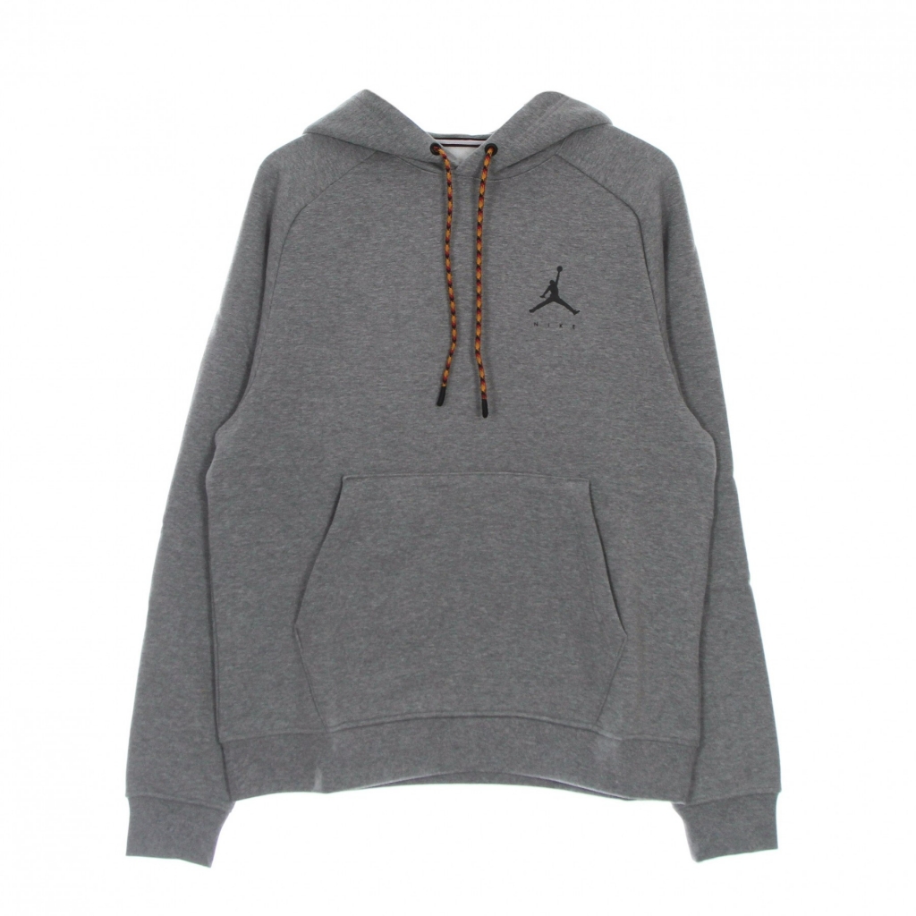 felpa cappuccio uomo jumpman fleece pullover hoodie CARBON HEATHER