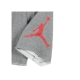 pantalone corto tuta felpato ragazzo jumpman air short CARBON HEATHER