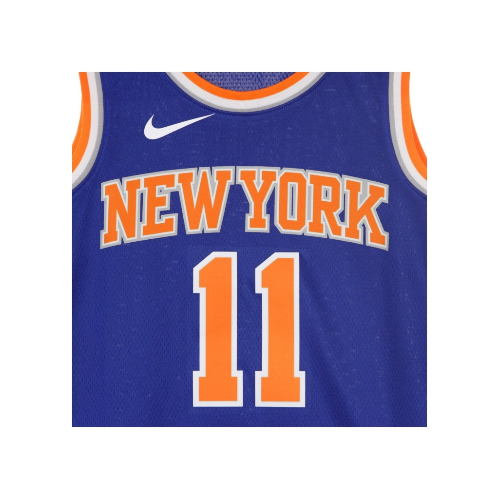 canotta basket uomo nba swingman jersey icon edition no 11 frank ntilikina neykni road RUSH BLUE