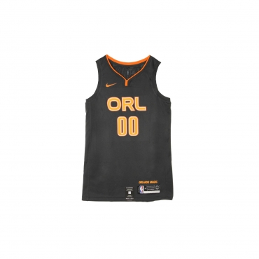 canotta basket uomo nba swingman jersey city edition no 00 aaron gordon orlmag ANTHRACITE/BRILLIANT ORNGE