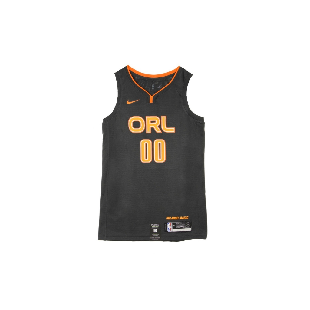 canotta basket uomo nba swingman jersey city edition no 00 aaron gordon orlmag ANTHRACITE/BRILLIANT ORNGE