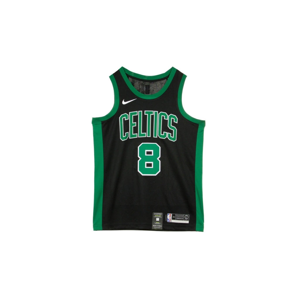 canotta basket uomo nba swingman jersey statement edition no 8 kemba walker boscel BLACK/CLOVER