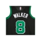 canotta basket uomo nba swingman jersey statement edition no 8 kemba walker boscel BLACK/CLOVER