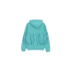 felpa leggera cappuccio uomo dyed hoodie ACQUAMARINE