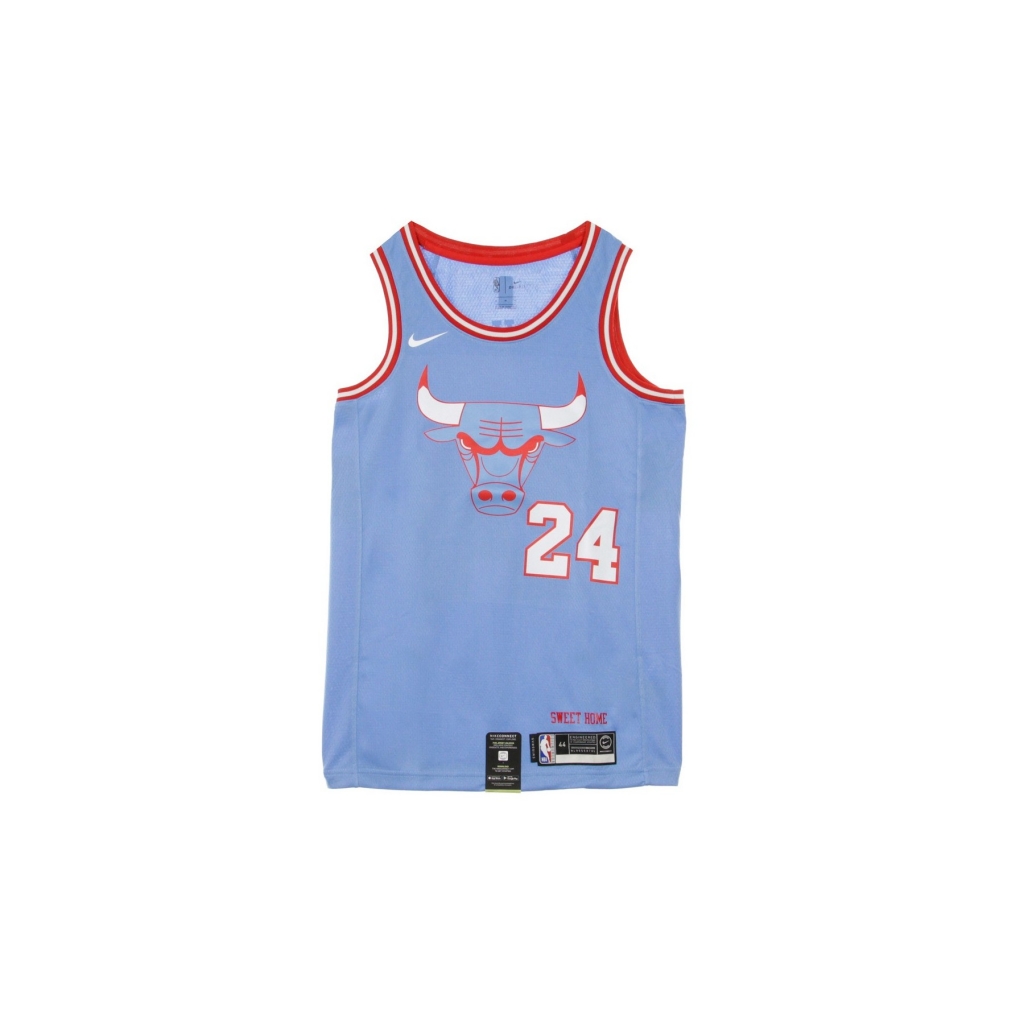 canotta basket uomo nba swingman jersey city edition no 24 lauri markkanen chibul VALOR BLUE