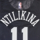 canotta basket uomo nba swingman jersey city edition no 11 frank ntilikina neykni COLLEGE NAVY