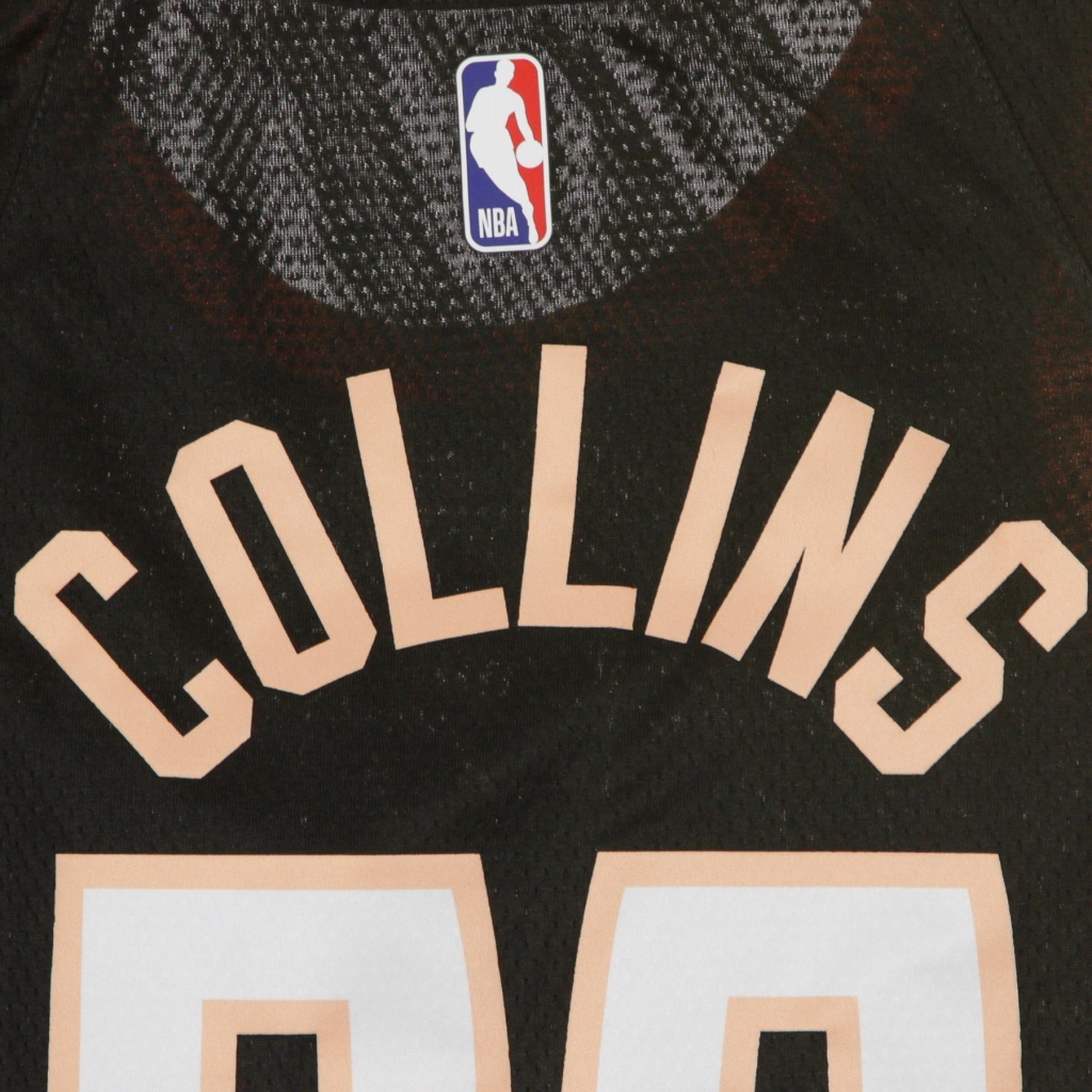 canotta basket uomo nba swingman jersey city edition no 20 john collins atlhaw BLACK