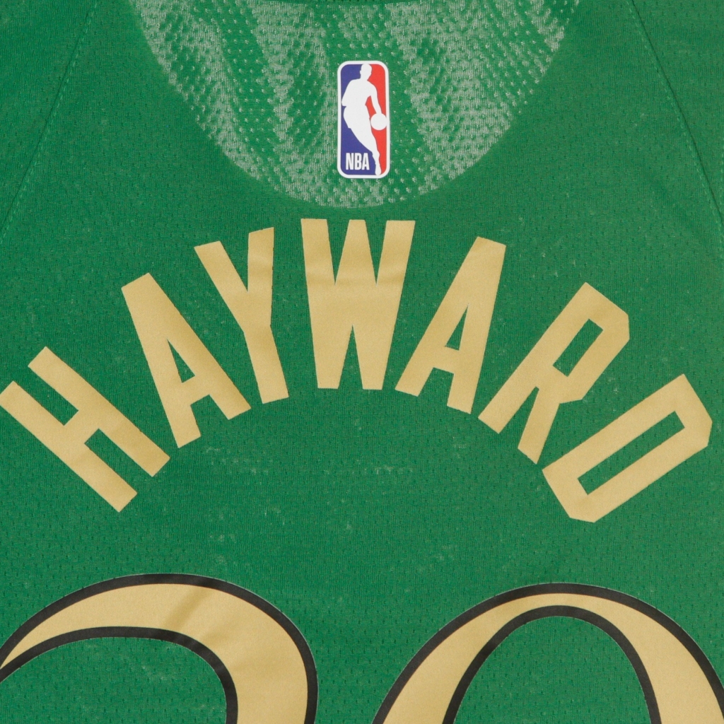 canotta basket uomo nba swingman jersey city edition no 20 gordon hayward boscel CLOVER/CLUB GOLD