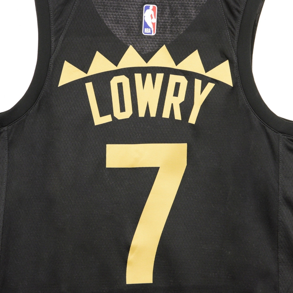 canotta basket uomo nba swingman jersey city edition no 7 kyle lowry torrap BLACK