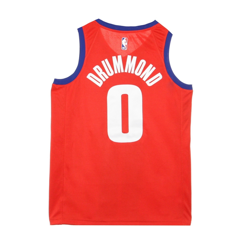 canotta basket uomo nba swingman jersey city edition no 0 andre drummond detpis UNIVERSITY RED