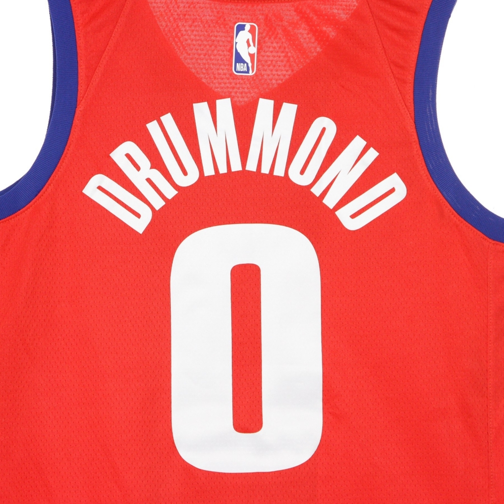 canotta basket uomo nba swingman jersey city edition no 0 andre drummond detpis UNIVERSITY RED