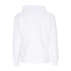 felpa cappuccio uomo club hoodie pullover basketball WHITE/WHITE/BLACK