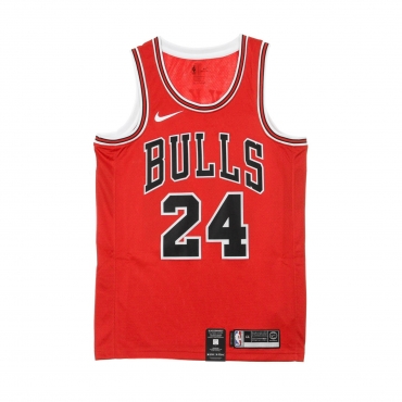 canotta basket uomo nba swingman jersey no24 lauri markkanen chibul road UNIVERSITY RED/WHITE