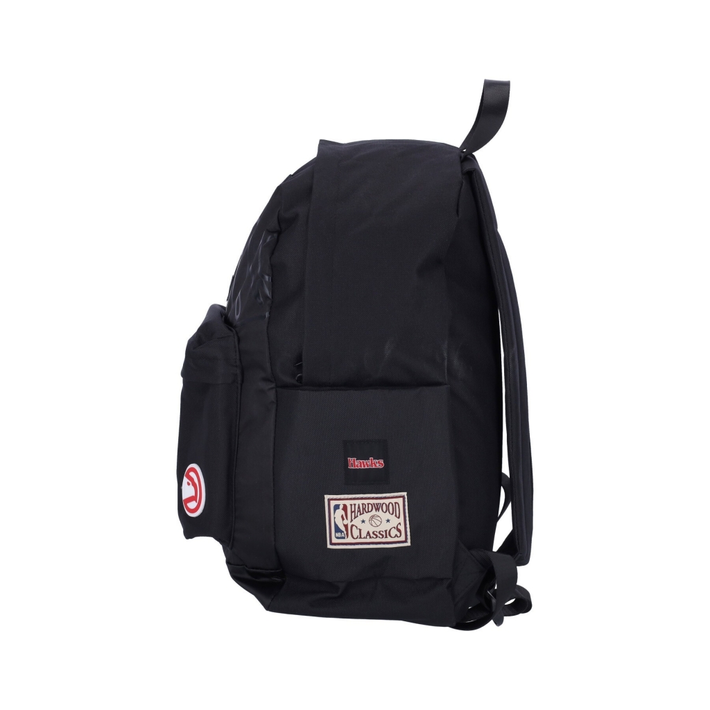 zaino uomo nba backpack hardwood classics atlhaw BLACK