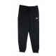 pantalone tuta felpato donna sportswear essential BLACK/WHITE