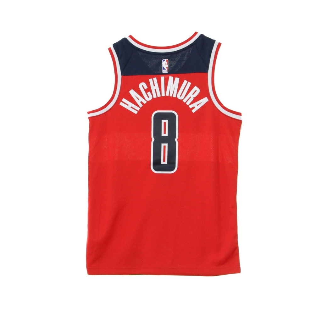 canotta basket uomo nba swingman jersey icon edition no8 rui hachimura waswiz UNIVERSITY RED