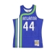 canotta basket uomo nba swingman jersey pete maravich no44 1971-72 atlhaw road ORIGINAL TEAM COLORS