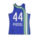 canotta basket uomo nba swingman jersey pete maravich no44 1971-72 atlhaw road ORIGINAL TEAM COLORS