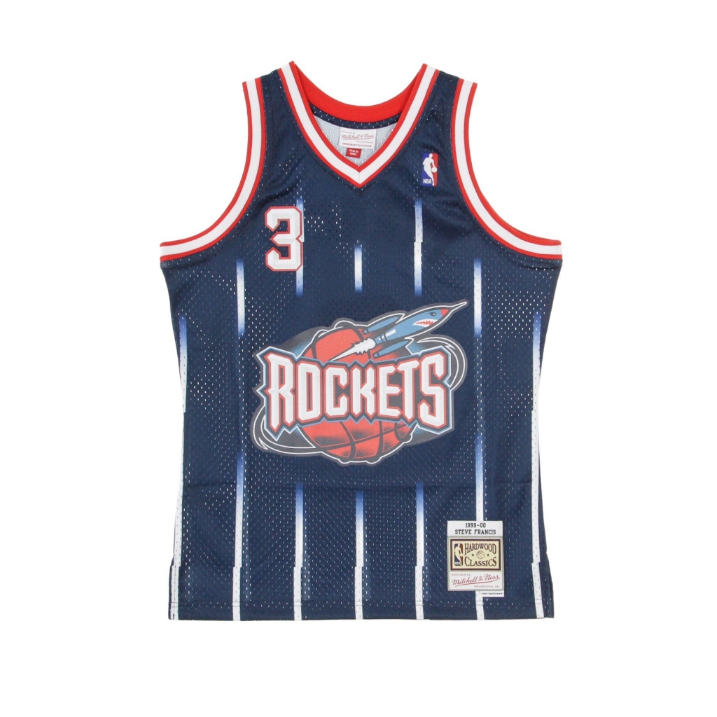 canotta basket uomo nba swimgman jersey steve francis no3 1999-00 houroc road ORIGINAL TEAM COLORS