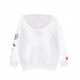 felpa leggera cappuccio ragazzo hoodie x disney WHITE