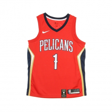 canotta basket uomo nba swingman jersey statement edition no1 zion williamson neopel UNIVERSITY RED