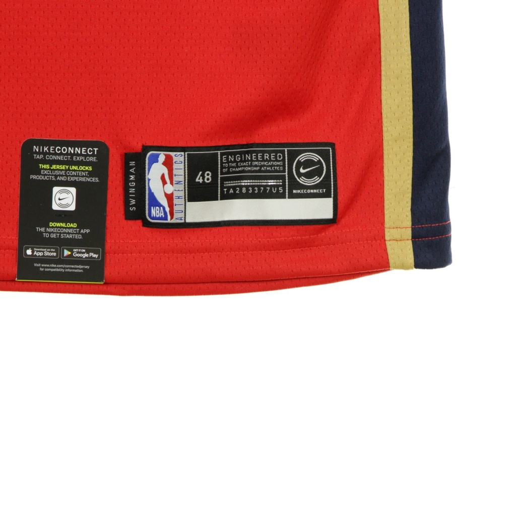 canotta basket uomo nba swingman jersey statement edition no1 zion williamson neopel UNIVERSITY RED