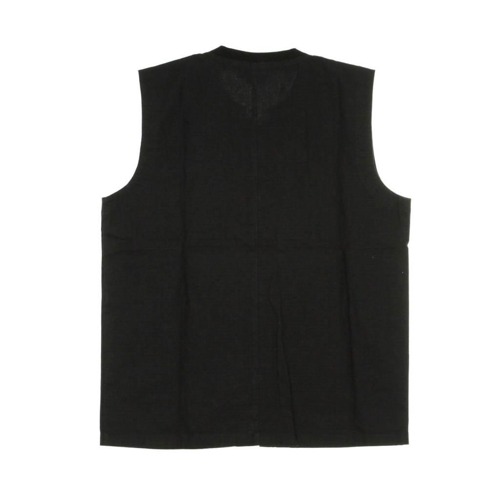 gilet smanicato uomo gilet ripstop BLACK