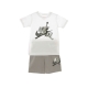 set t-shirt+short bambino jumpman classic tee ATMOSPHERE GREY