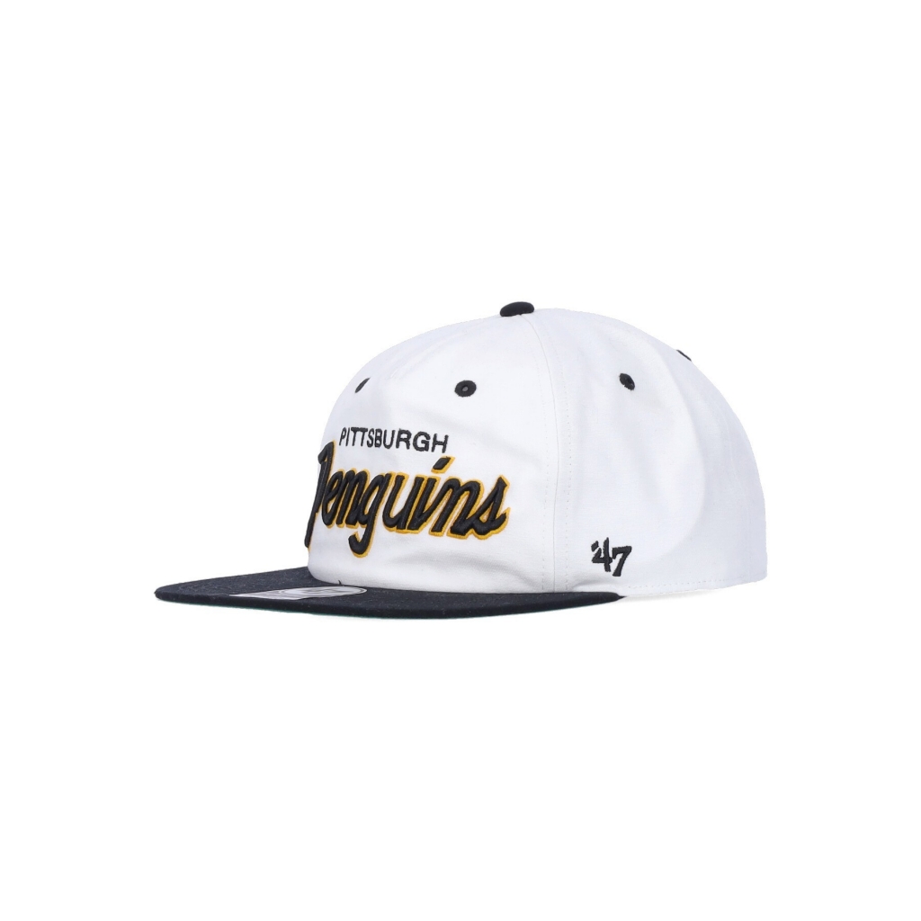 cappellino visiera piatta uomo nhl crosstown captain rf pitpen WHITE/ORIGINAL TEAM COLORS