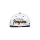 cappellino visiera piatta uomo nhl crosstown captain rf pitpen WHITE/ORIGINAL TEAM COLORS