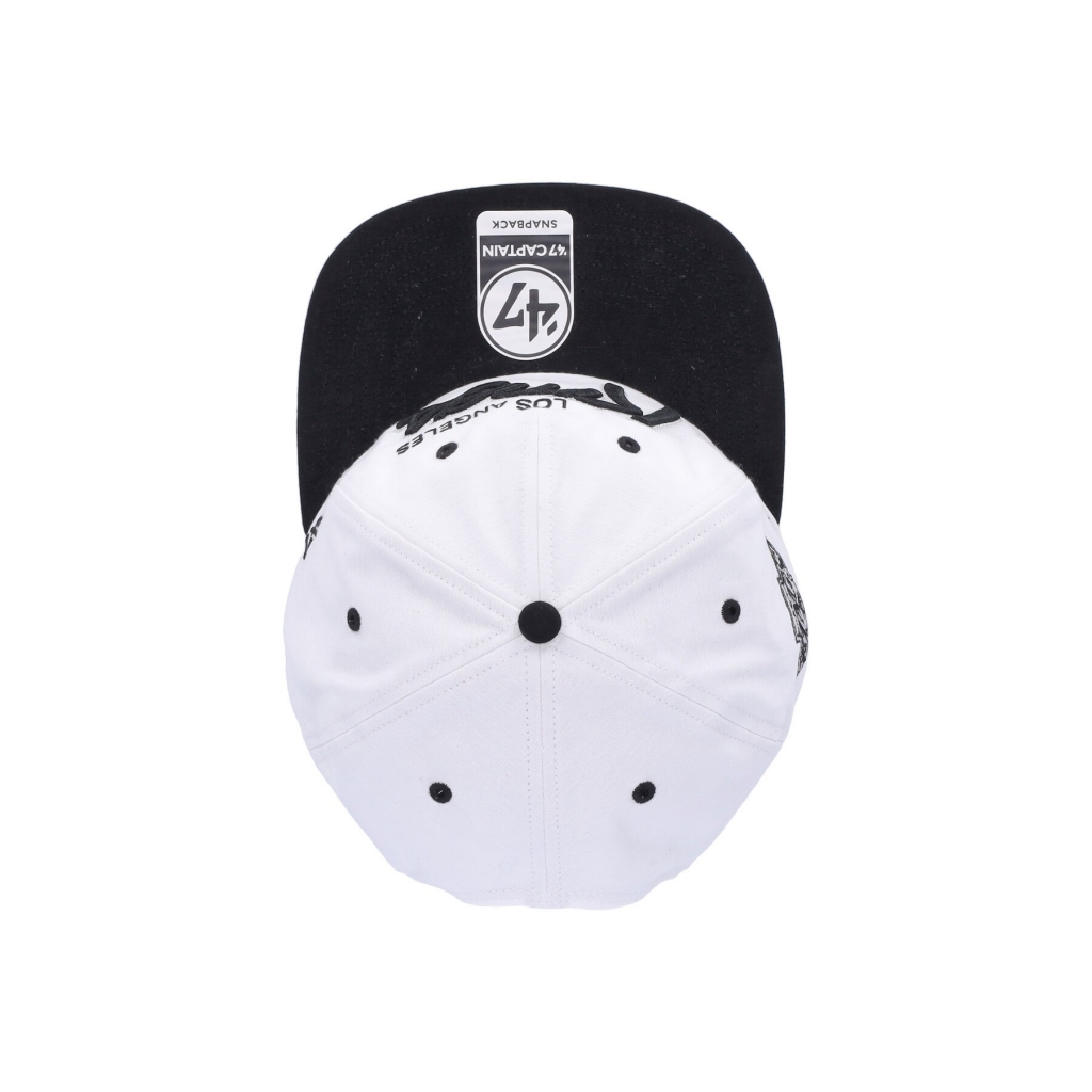 cappellino visiera piatta uomo nhl crosstown captain rf loskin WHITE/ORIGINAL TEAM COLORS