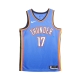 canotta basket uomo nba swingman jersey icon edition no 17  dennis schrder oklthu SIGNAL BLUE/COLLEGE NAVY