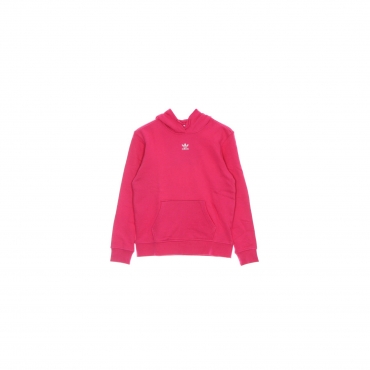 felpa leggera cappuccio donna adicolor essentials hoodie REAL MAGENTA