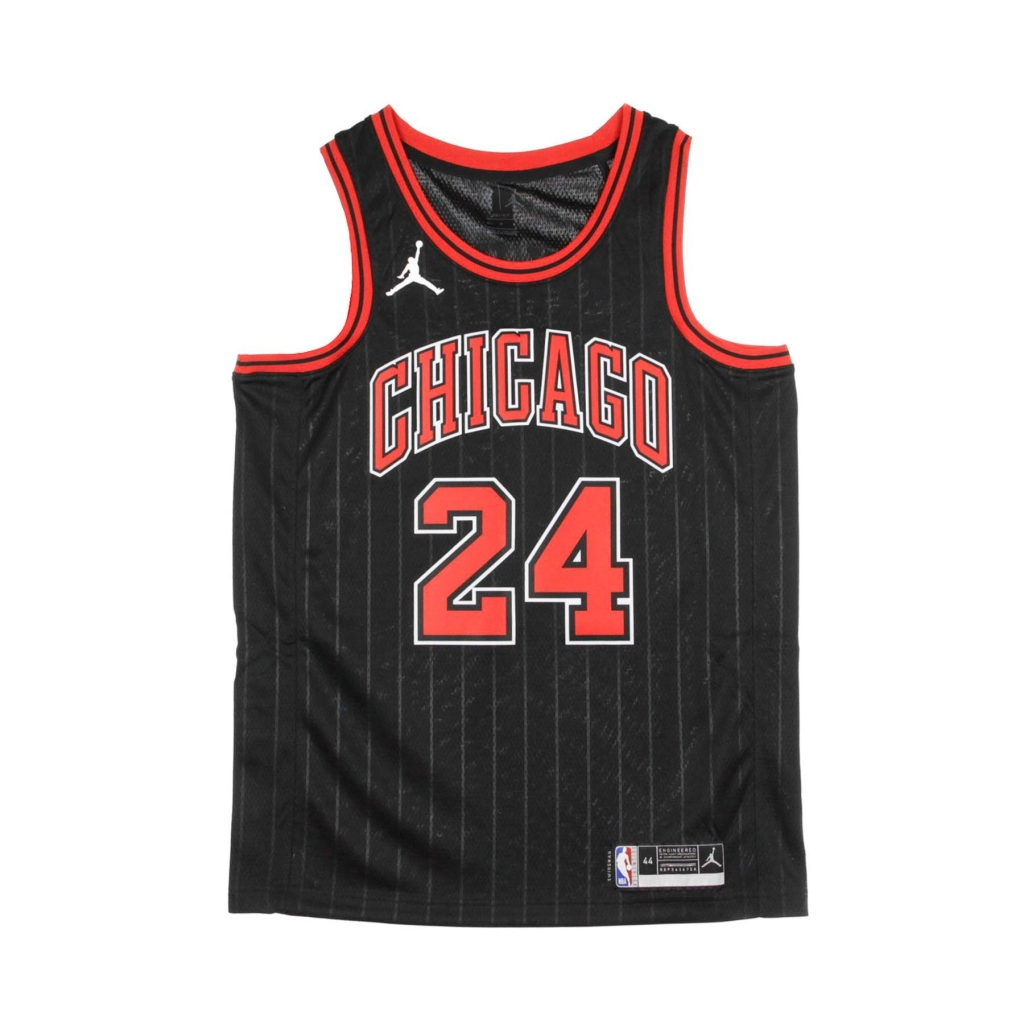 canotta basket uomo nba swingman jersey statement edition no 24 lauri markkanen chibul BLACK