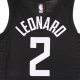 canotta basket uomo nba swingman jersey statement edition 2020 no 2 kawhi leonard loscli BLACK/UNIVERSITY RED