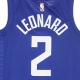 canotta basket uomo nba swingman jersey icon edition 2020 no 2 kawhi leonard loscli RUSH BLUE/WHITE