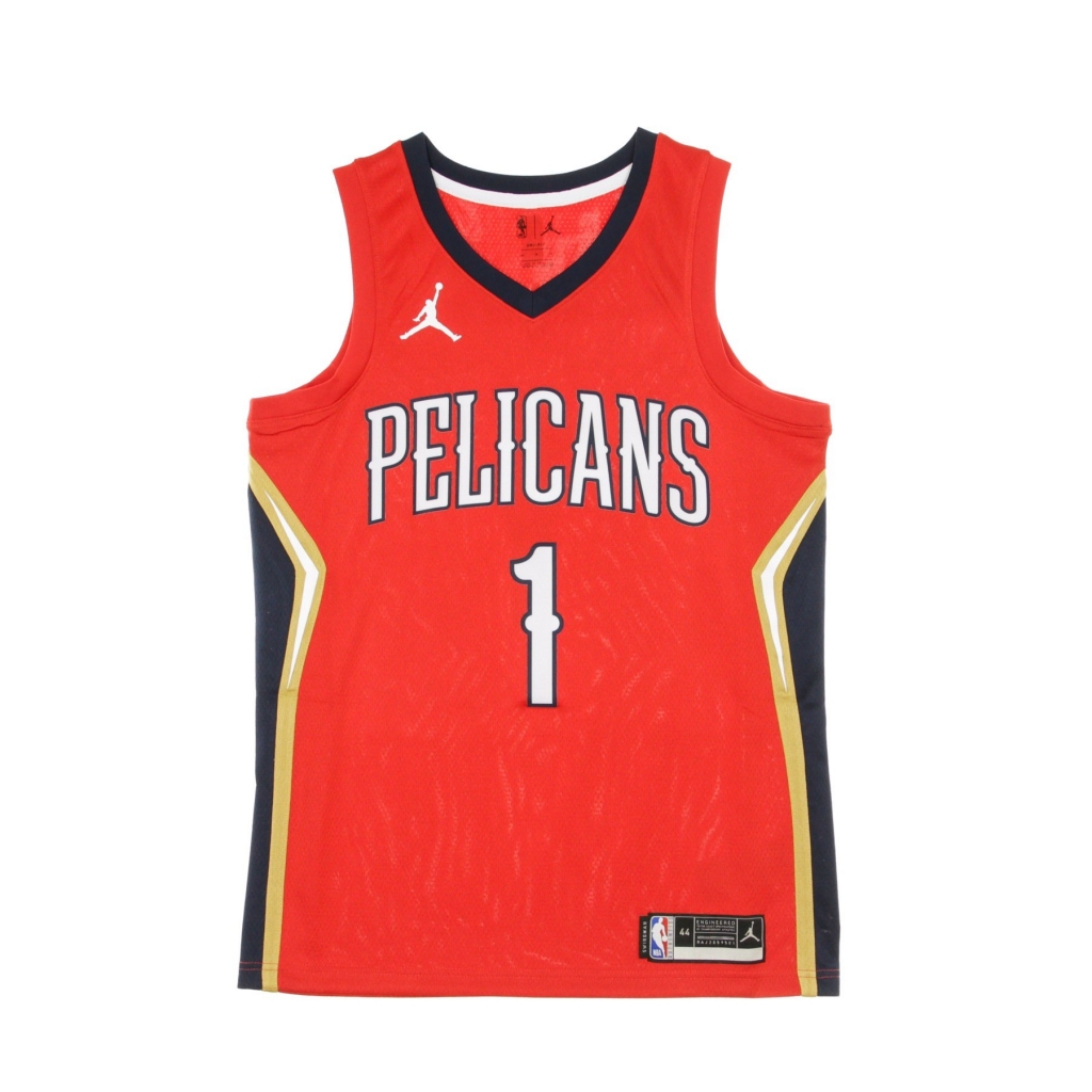 canotta basket uomo nba swingman jersey jordan statement edition 2020 no 1 zion williamson neopel UNIVERSITY RED