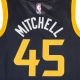 canotta basket uomo nba swingman jersey icon edition 2020 no 45 mitchell donovn utajaz COLLEGE NAVY/SUNDIAL