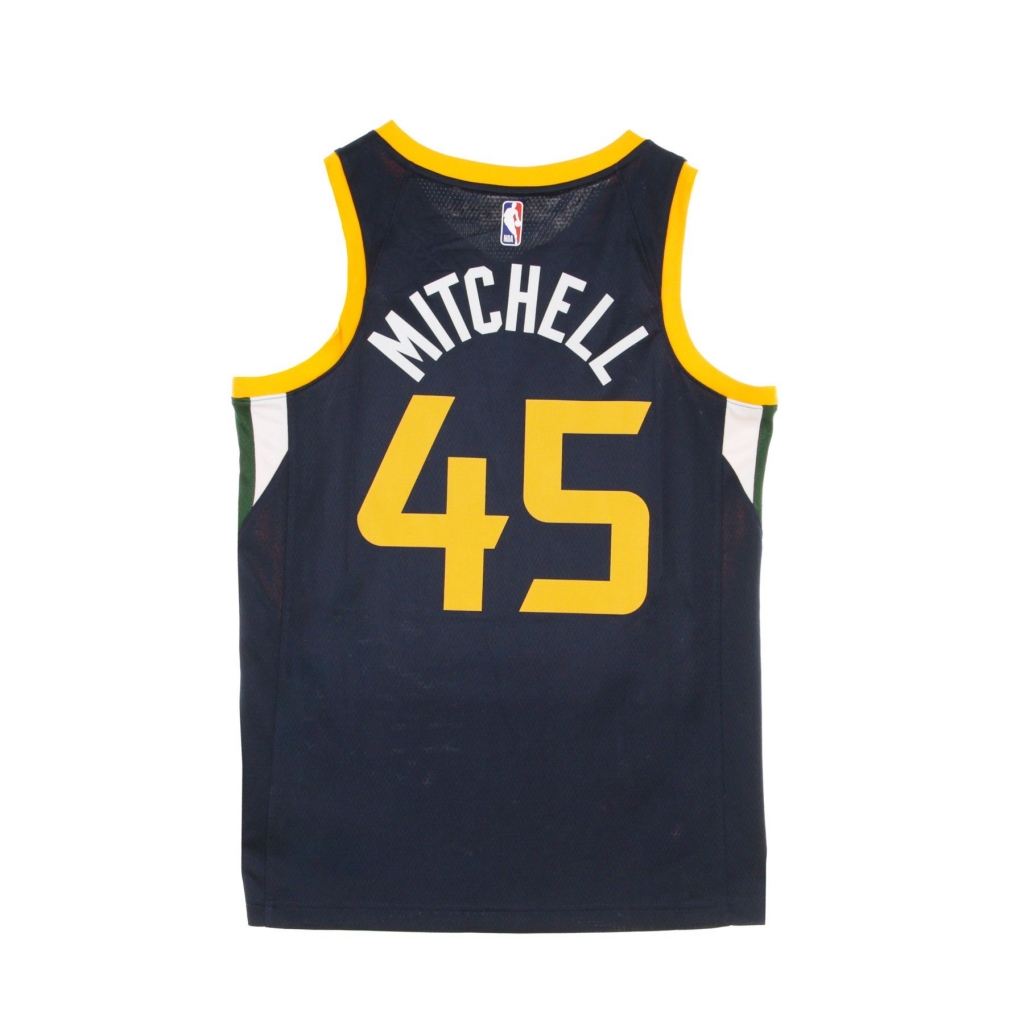 canotta basket uomo nba swingman jersey icon edition 2020 no 45 mitchell donovn utajaz COLLEGE NAVY/SUNDIAL